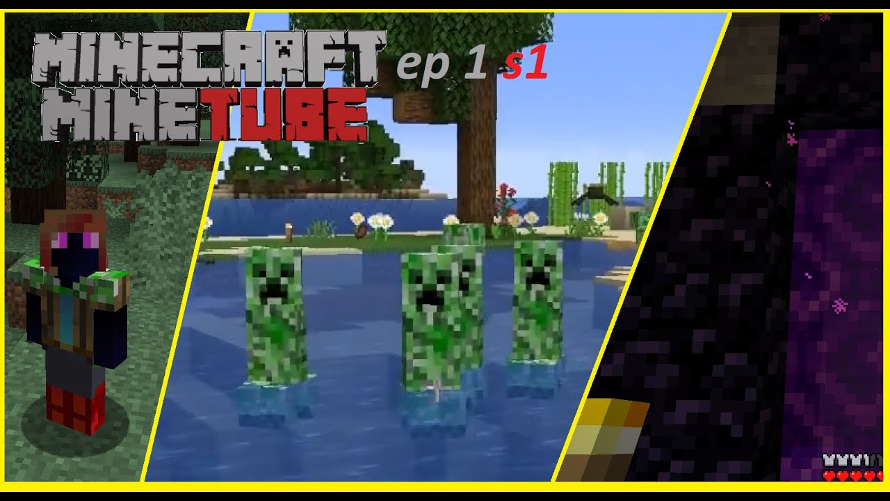 i join mine tub a SMP minecraft server MineTube s1 ep1 - YouTube
