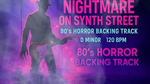 Nightmare on Synth Street – 80s Horror Backing Track (D Minor, 120 BPM)