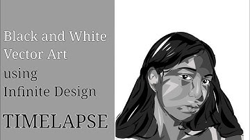 Black and White Vector Art using Infinite Design