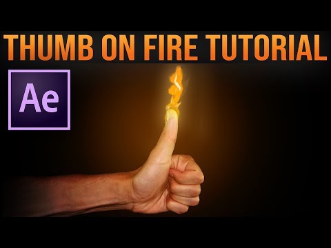 How to Create FIRE HANDS Effect│After Effects VFX Tutorial