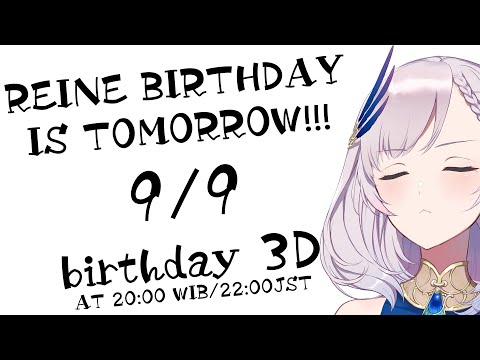 【#ReineMEPtember2025】It's So SOON!? Talking & Birthday Countdown【Pavolia Reine/hololiveID 2ndgen】