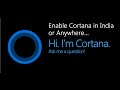 How to Enable Cortana in Windows 10 PC in India | Laptop | Desktop