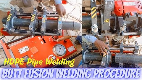 HDPE Butt Fusion Welding machine working process l #buttfushion #weldingprocess #Rothenberger