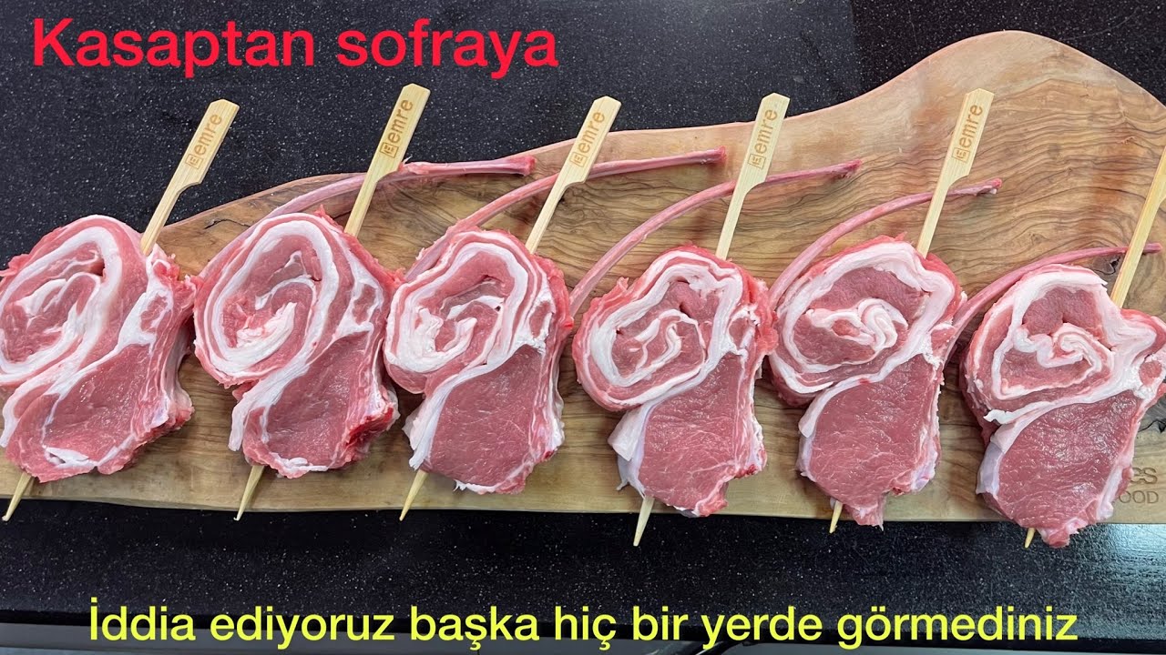 BEYTİLİ KUZU PİRZOLA HAZIRLIYORUZ iddia ediyoruz başka yerde görmediniz