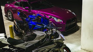 RANDOMLY SEEN THIS GTR .... THEN WE RACED | R1, S1000RR