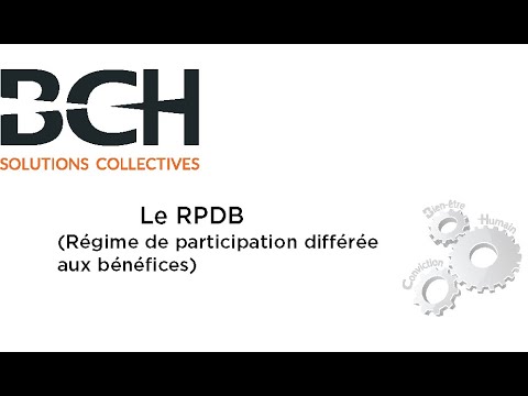 Cotisation Rpdb Ineligible Le RPDB (régime de participation différée aux bénéfices) - YouTube
