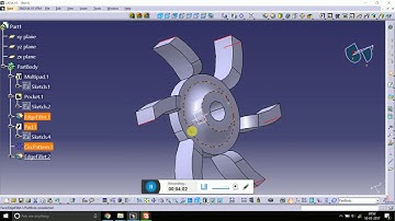 Beam engine-8|CATIA V5 R20 | Part design | Surfacing | Assembly |Rendering | KEY SHOT | Body in set