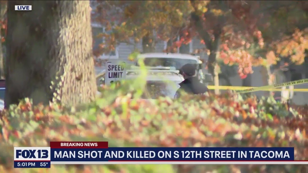 Man shot and killed on S 12th St in Tacoma | FOX 13 Seattle - YouTube