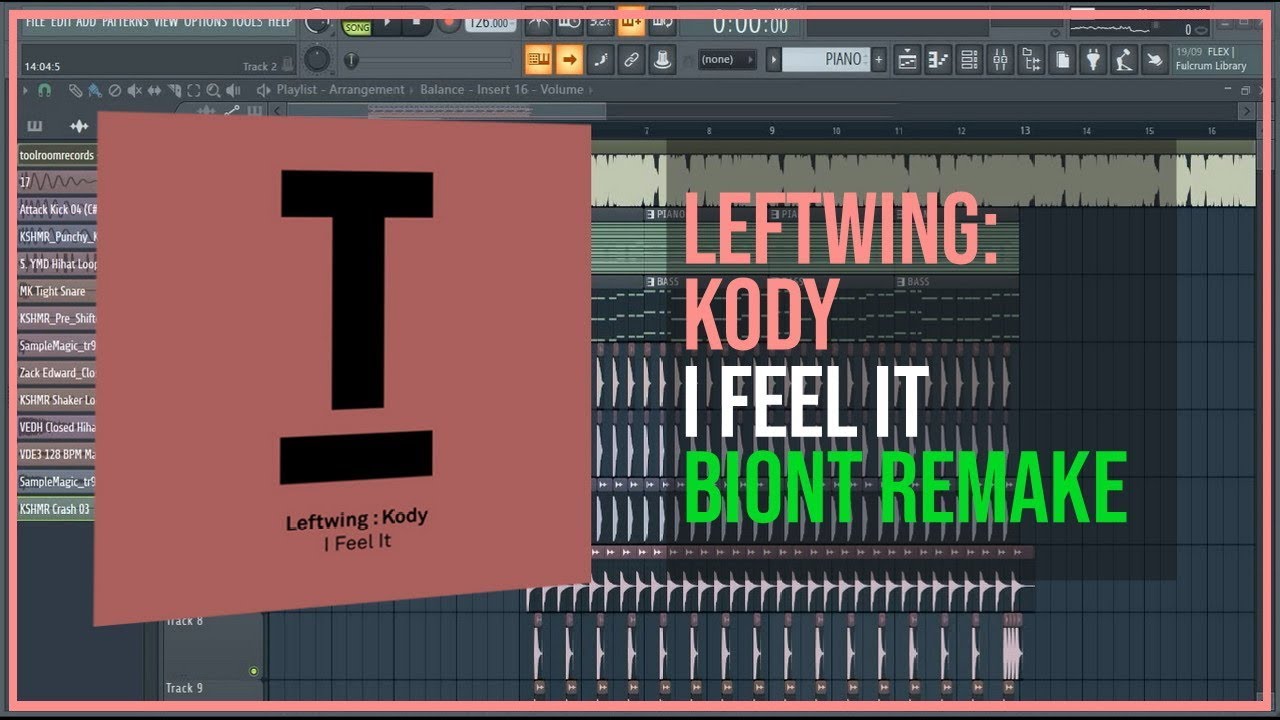 Leftwing : Kody - I Feel It  (FL Studio Remake + FREE FLP)