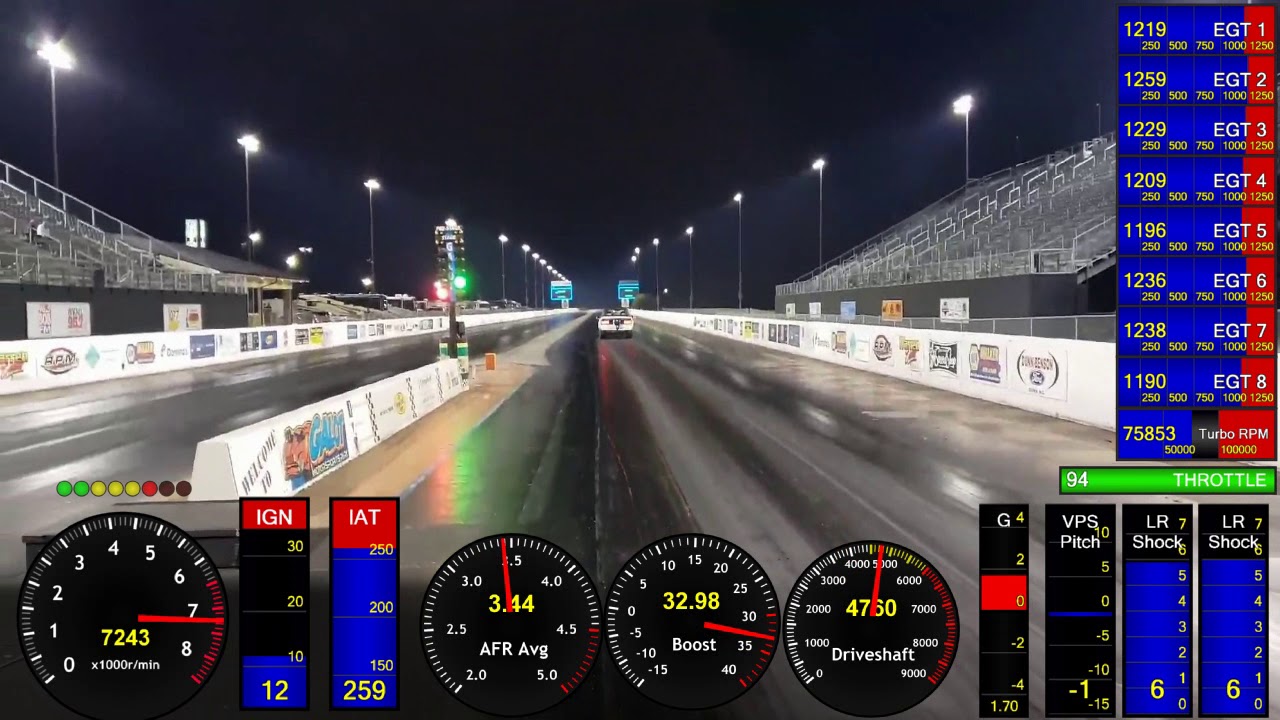 Devin Vanderhoof's Turbo Mustang Street car GALOT Motorsports park