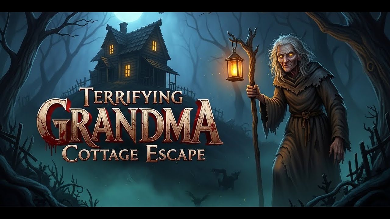 G4K Terrifying Grandma Cottage Escape Game| Games4King Walkthrough