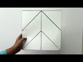 OPTICAL ILLUSION 3D WALL PAINTING | WALL ART PAINTING DECORATION | INTERIOR DESIGN