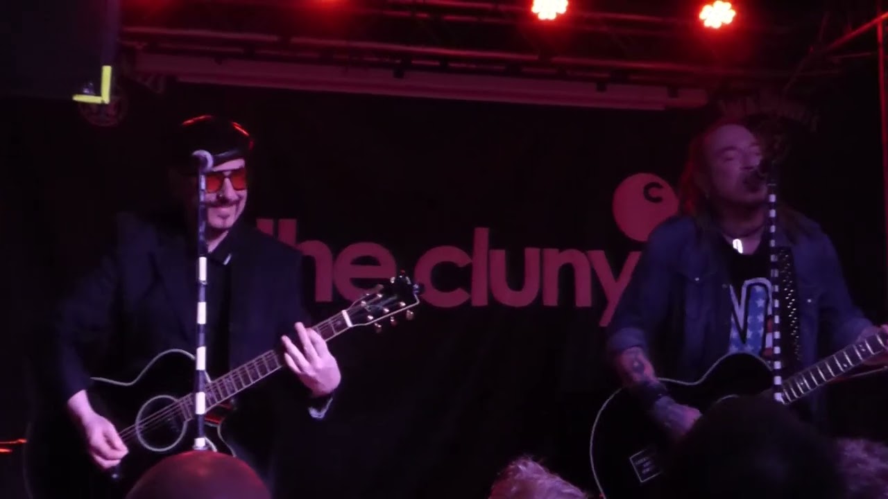 Ginger Wildheart, Jon Poole & Carol Hodge. Inside Out. The Cluny.  Newcastle.  17/04/22