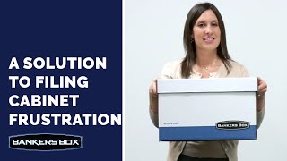 Bankers Box® Ends Messy File Storage- Bankers Box DividerBox™