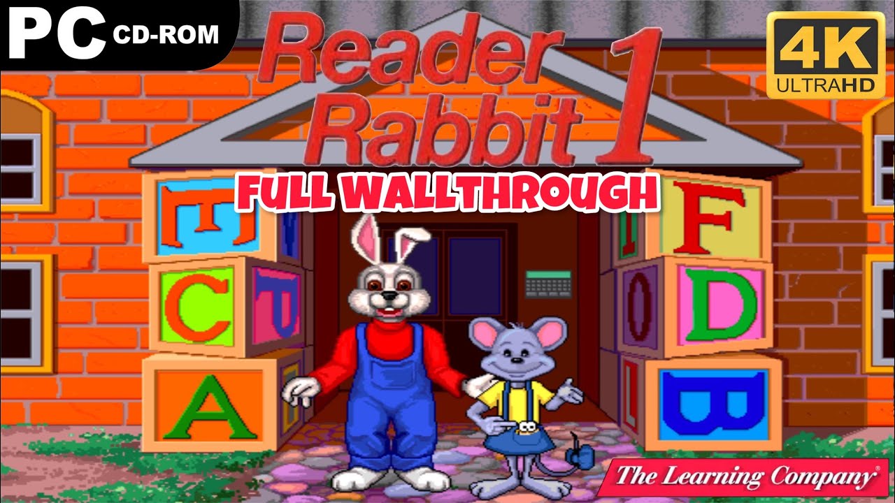 Reader Rabbit 1 Deluxe! (1994) [PC] Gameplay - 4K60ᶠᵖˢ UHD - YouTube