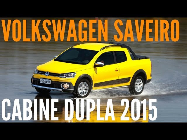 Saveiro Cross Cabine Dupla: melhor picape no 10Best 2015