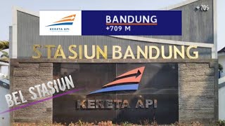 Bel Kedatangan Kereta Api Di Stasiun DAOP 2 Bandung - 