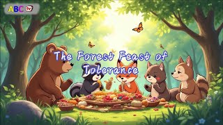 🌳 The Forest Feast of Tolerance | A Kids Moral Story About Tolerance and Togetherness 🐾
