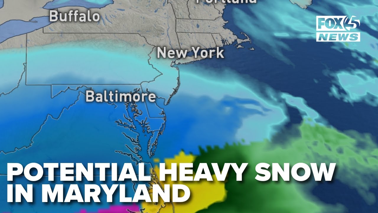 Heavy snow in Maryland this weekend? What we know about the potential ...