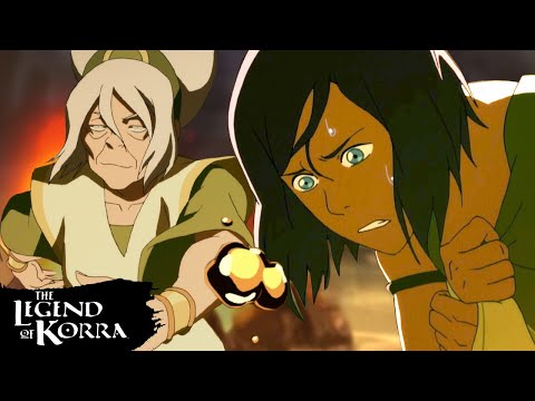 Toph Removes The Poison From Korra ⛓ | Full Scene | The Legend of Korra