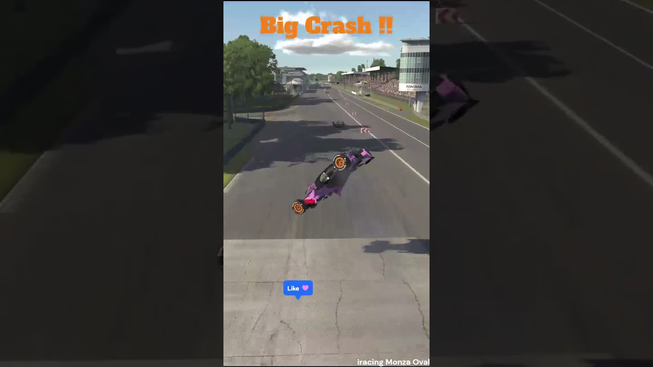 iracing Nascar Monza Oval Big Crash !!
