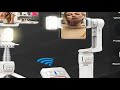 AXNEN A10 Handheld Gimbal Smartphone Stabilizer with Fill Light Extension Rod Remote Cellphone Selfi