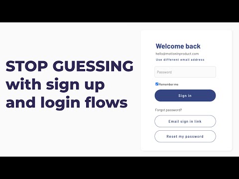 How to use magic links in apps | Combining sign up and login in Bubble