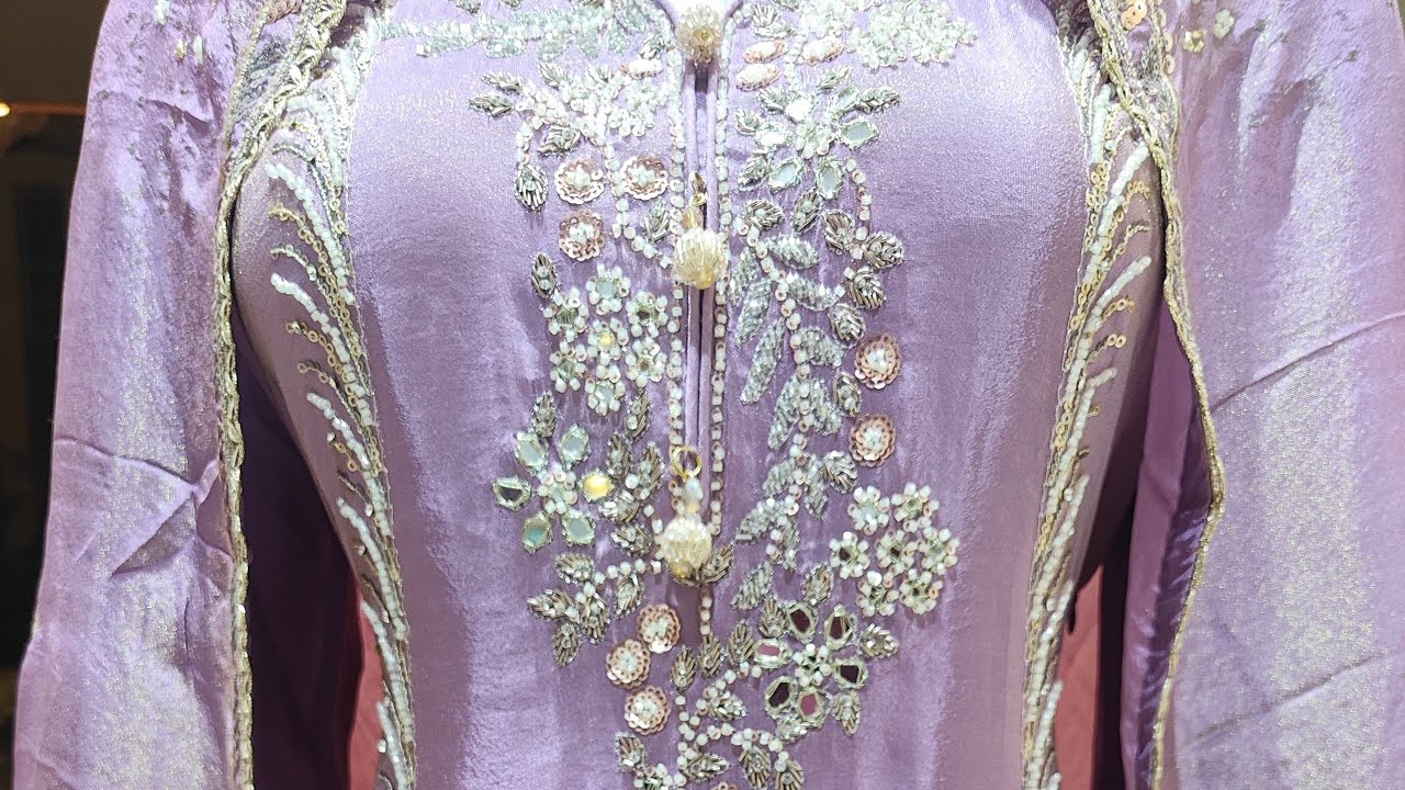 STUNNING Zardozi Beads Plazo Pants