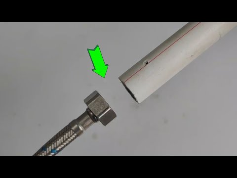 PPR水管沒有接頭怎么接鋼絲軟管？偷學老水工一招，不用任何接頭
