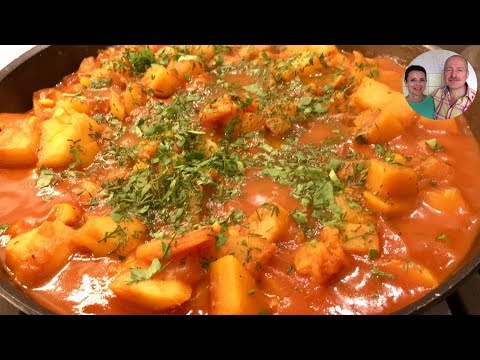 Видео рецепт Овощное рагу с картошкой без мяса