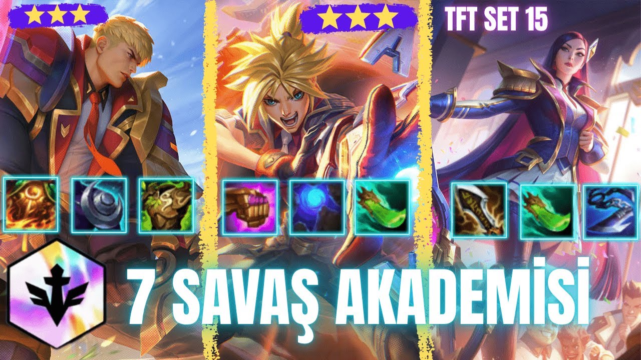 TFT SET 15'DE PRİZMATİK EŞİĞE ULAŞTIM. 😱 SAVAŞ AKADEMİSİ ÇOK GÜÇLÜ #teamfighttactics #tft #tftset15