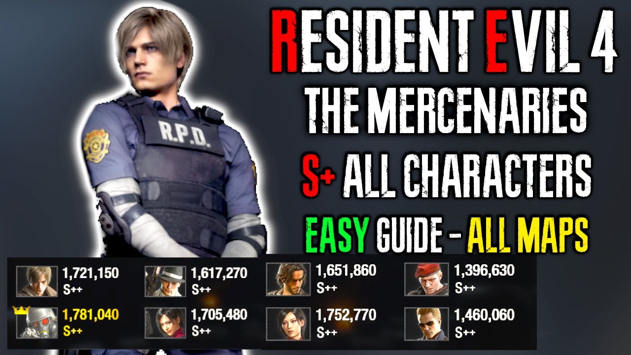 How to unlock all Mercenaries characters in Resident Evil 4 remake