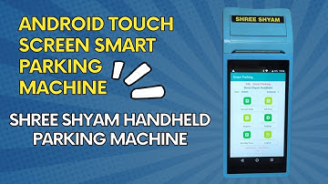 Handheld Android Parking Ticket Machine by Shree Shyam Handheld #parkingmachine #parking #androind