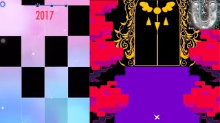 Deltarune - Field of Hopes and Dreams in Piano Tiles 2 (Umod) screenshot 1