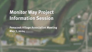 Monitor Way Information Session - Penacook Village Association