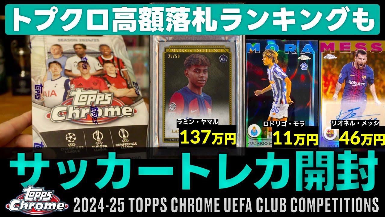 Soccer Card Opening] Topps Chrome Opening! Also, eBay's Highest