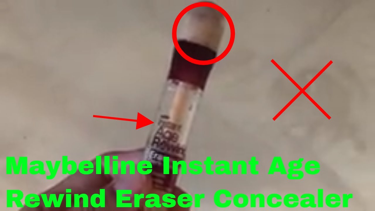 How To Use Maybelline Instant Age Rewind Eraser Concealer Review - YouTube