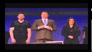 Rod Parsley zip-lining in church