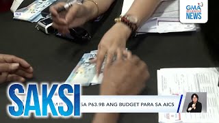 Bicam, itinaas sa P63.9B ang budget para sa AICS | Saksi