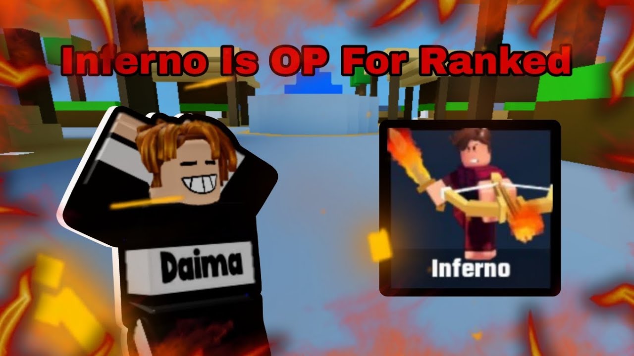 The inferno kit is TOO OP for ranked in Roblox bedfight 