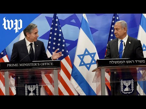 Blinken, netanyahu on israel, palestinian territories, iran