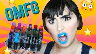 NYX LIQUID SUEDE LIPSTICK SWATCH | 24 SHADES | CAITO POTATOE