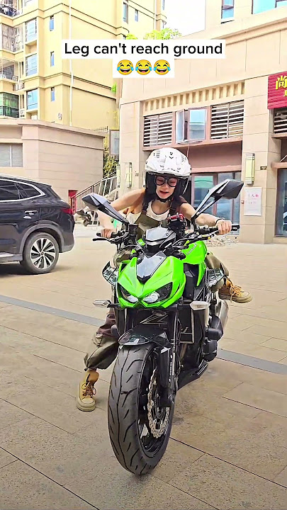 Her big motorcycle #viral #funny #motovlog #trending #top #motorcycle #bike #shorts #superbike