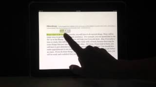 How to Highlight Text in iBook