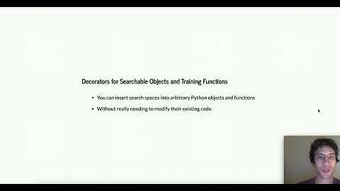 Tutorial 7: AutoML - Tuning your own models (KDD 2020)