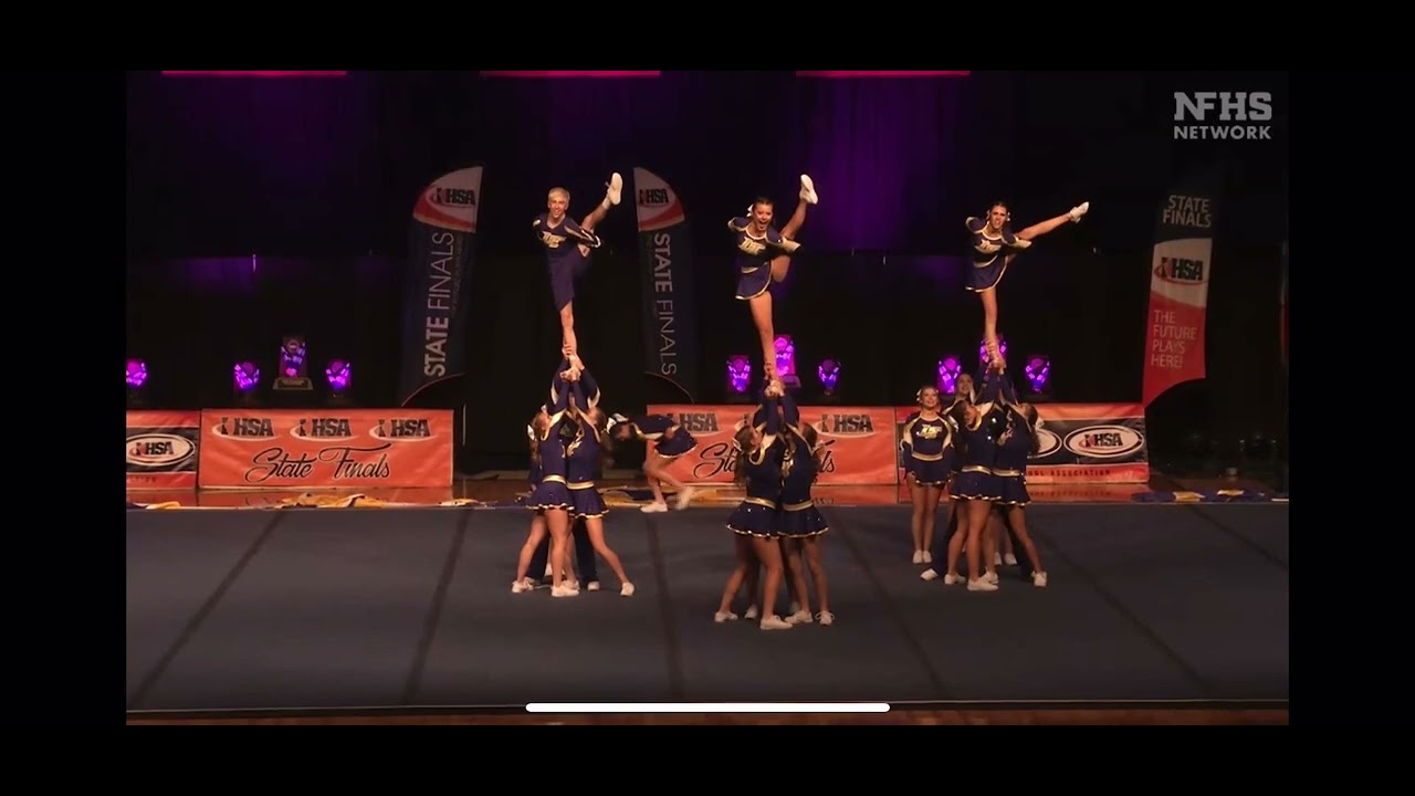 Lyons Township High School IHSA State Cheerleading Prelims 2023