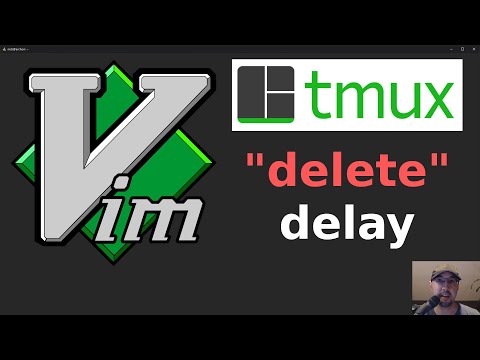 Avoiding Insert Delay Related Problems around Deleting with Vim and tmux