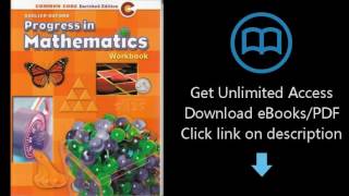 Download Progress in Mathematics ©2014 Common Core Enriched Edition Student Workbook Grade  [P.D.F]