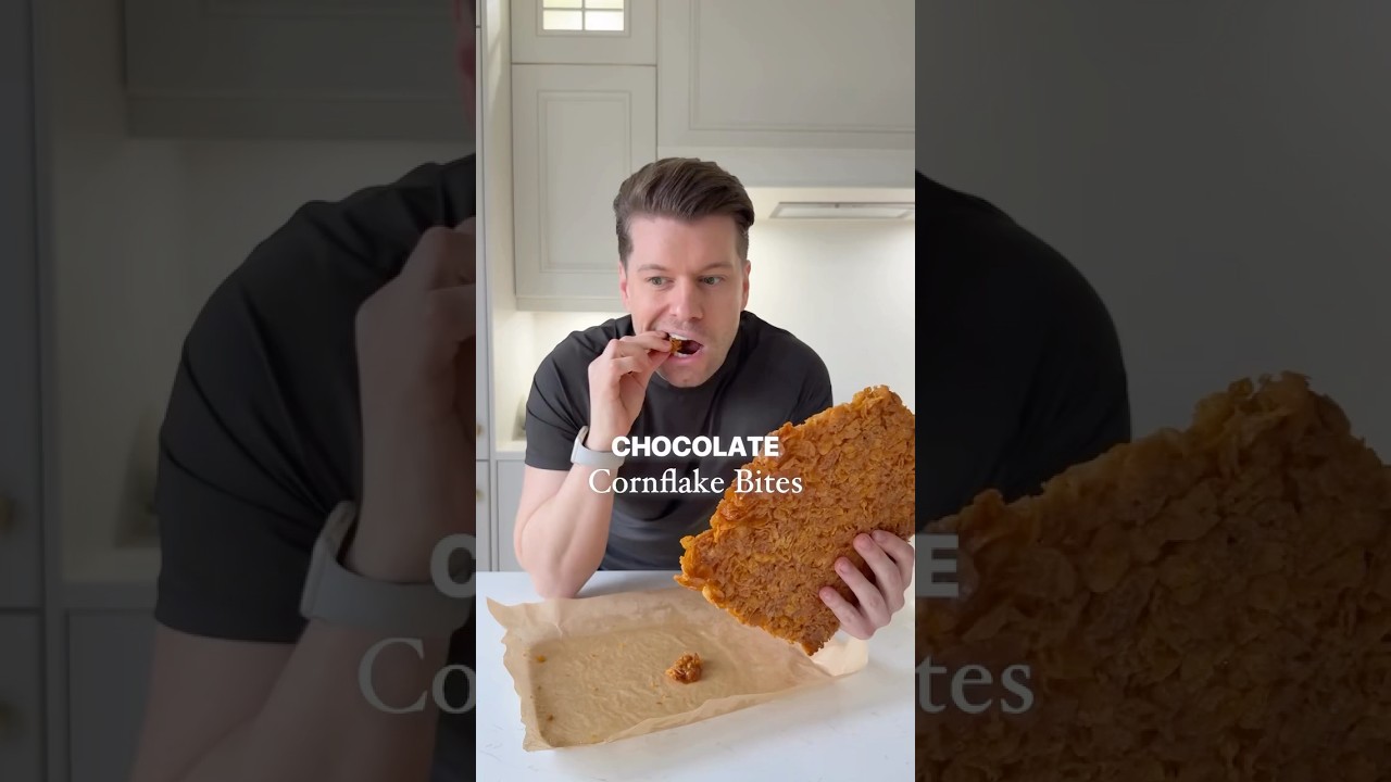 Простые кусочки шоколадных кукурузных хлопьев 🍫 