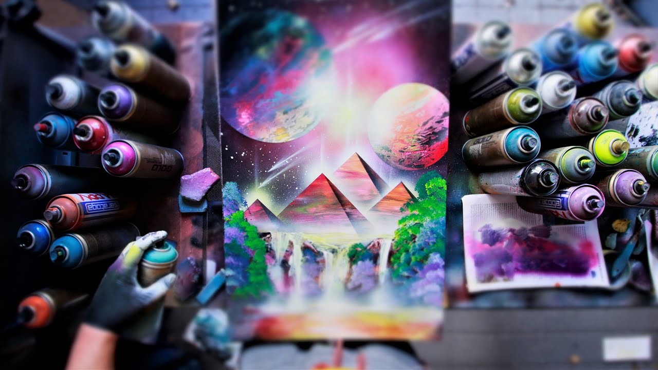 Ancient Amazon SPRAY PAINT ART by Skech YouTube